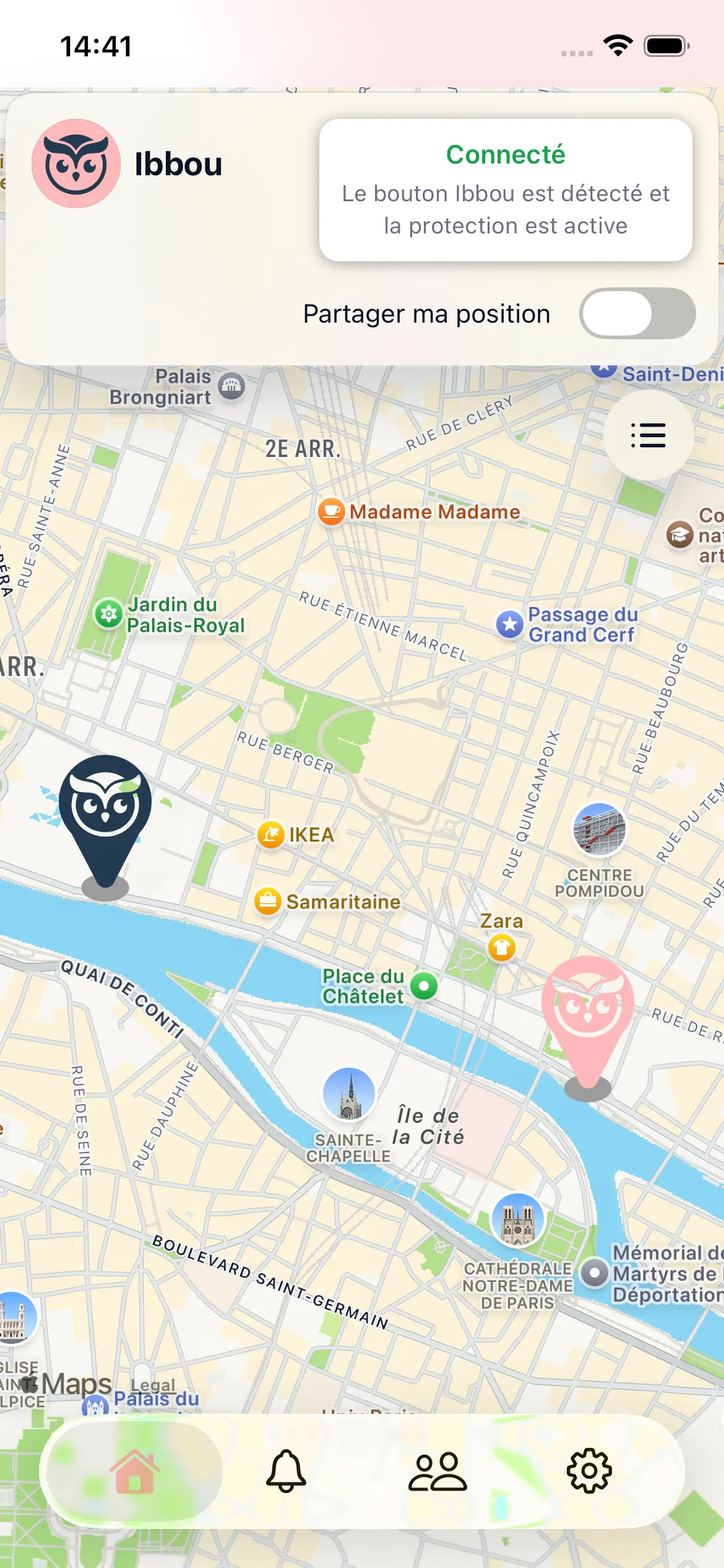 Screenshot de l'application ibbou